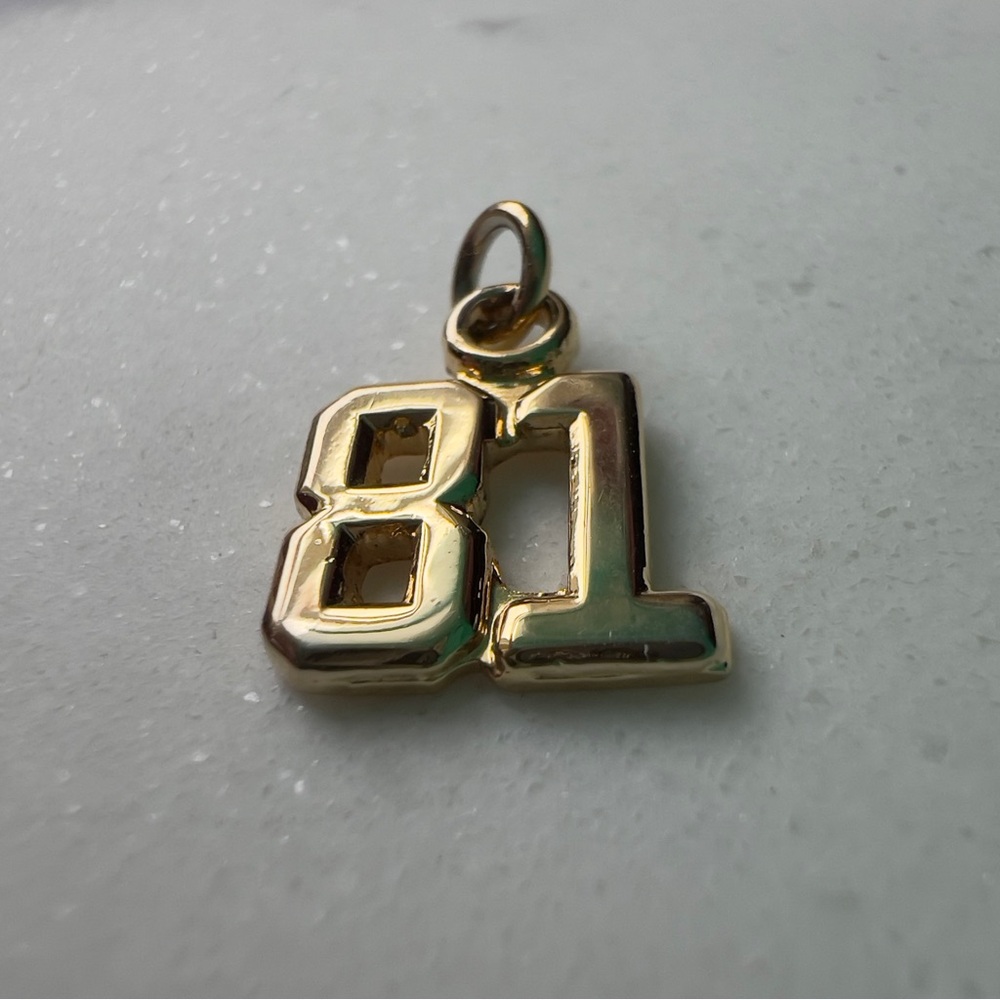 Small, vintage gold filled ‘81 pendant.